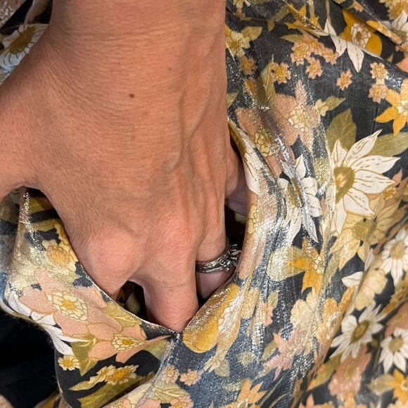 Talulah Floral S Babydoll Dress Silky Boho Style Fairy Core y2k 90’s feminine - Picture 16 of 16